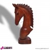 Testa cavallo legno 50 cm