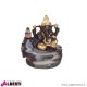 Fontana di fumo Ganesh oro 10x9,5h cm