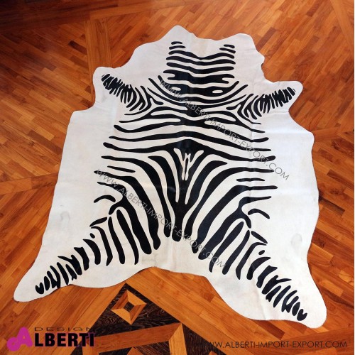Pelle dipinta zebra 3-4 mq