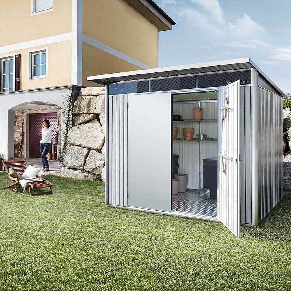 Casetta in metallo avantgarde dal design innovativo e colori moderni Coibentato per casetta