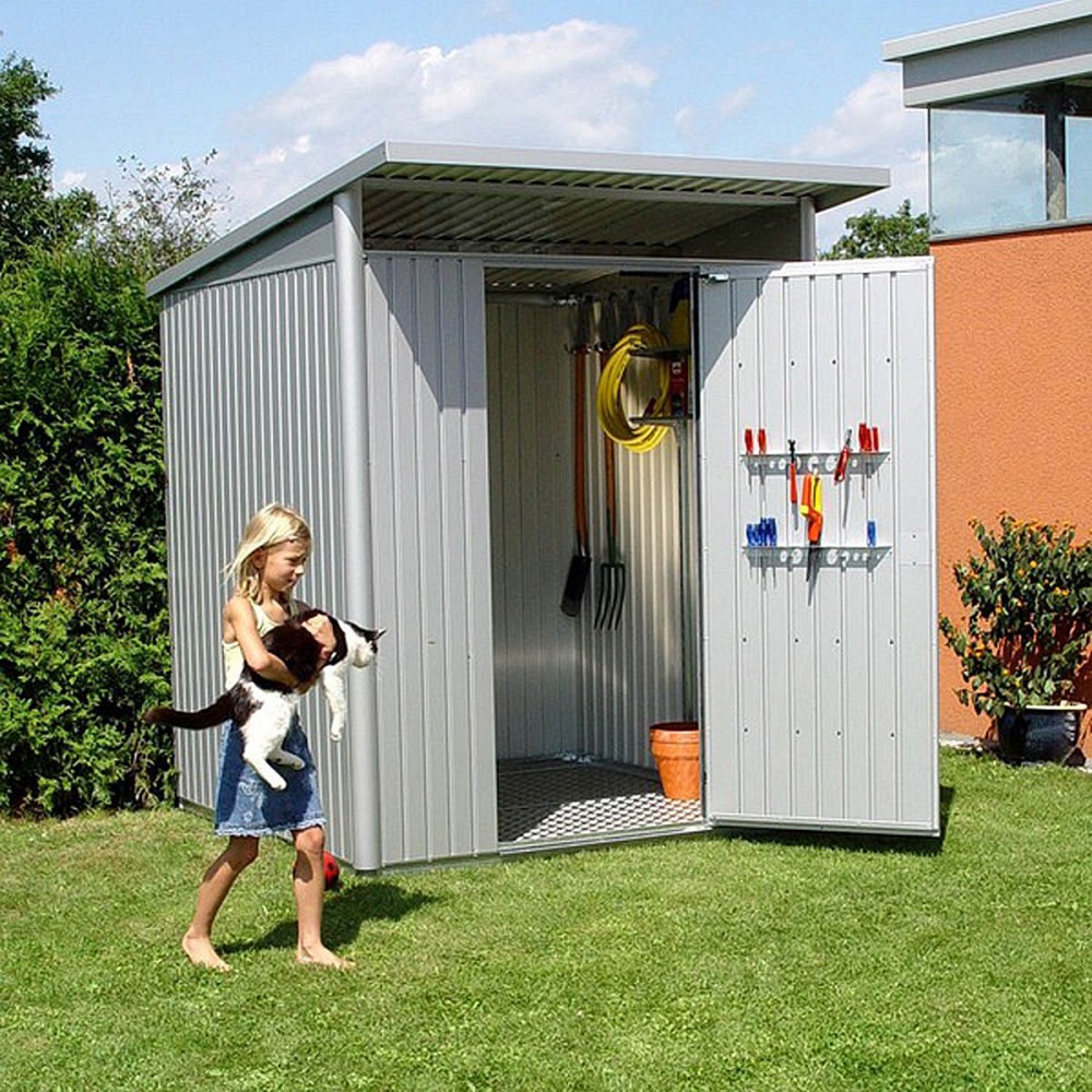 Casetta in metallo avantgarde dal design innovativo e colori moderni Coibentato per casetta