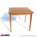 Tavolo quadrato in teak per esterno 80x80 cm
