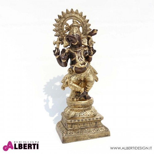 Statua Ganesh in vetroresina 30x30xH80cm