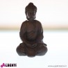 962 WU13998_a Buddha seduto marron 30cm