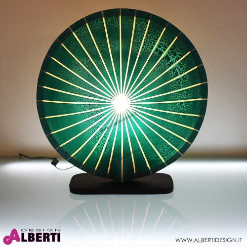 Lampada da tavolo rotonda Atmosfeer verde  H 67 cm