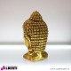 Testa Buddha oro 27x25x47cm