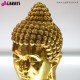 Testa Buddha oro 27x25x47cm