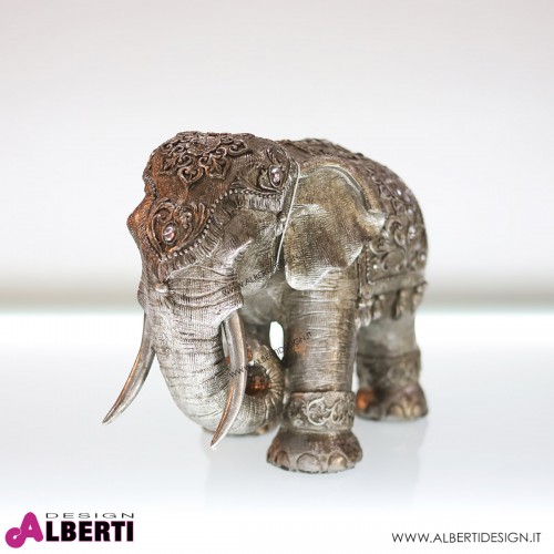 Elefante in poliresina 38x18x27 cm