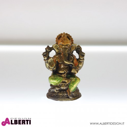 Ganesha seduta in resina H11 cm