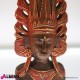 Maschera in legno da capo tribù 20x8xh45 cm