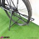 Tavolo su base bicicletta nera 210x50xh108 cm