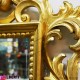 Specchio foglia oro 95x5x145 cm