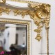 Specchio crema/oro 120x90