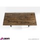 Tavolo Rustico 200x90cm con vetro