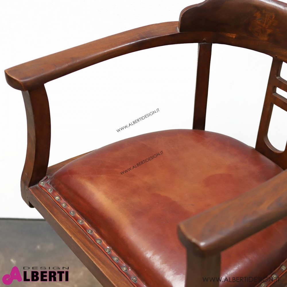 Sedie girevoli in legno vintage / Sedia da ufficio moderna della metà del  secolo / Sgabello da scrivania regolabile degli anni '50 / Sgabello della  fabbrica industriale antica / Stol Kamnik -  Italia