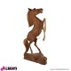 Cavallo legno in piedi 40xH100cm