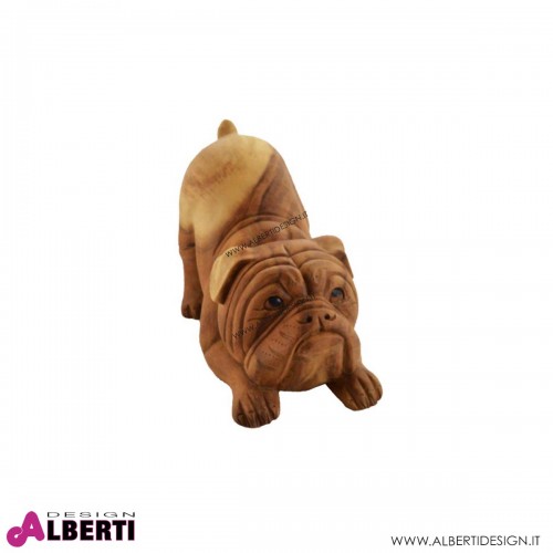 Bulldog legno 20x30cm