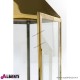 Lanterna color oro 71x24x23,5cm