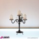 Candelabro ferro 4 cand.