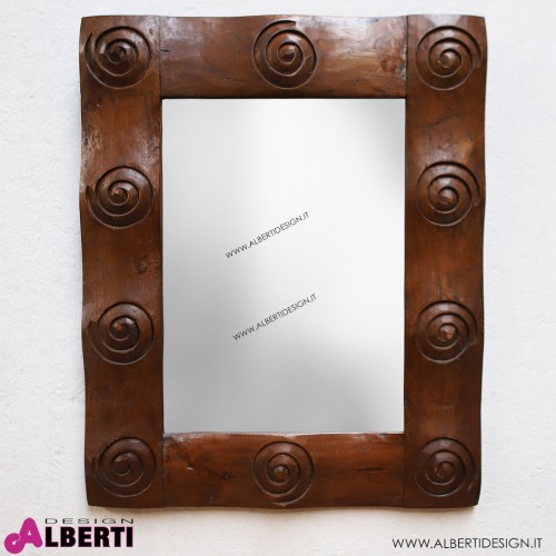 Specchio BAYGON marrone 48x3x58 cm