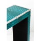 Console Croco verde 90x80x30cm