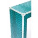 Console Croco verde 90x80x30cm