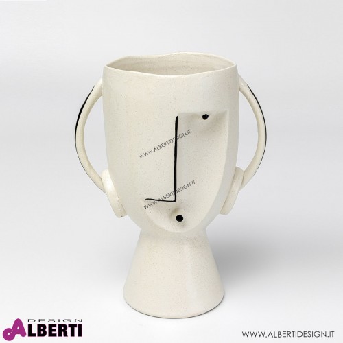 Vaso Face Pot in ceramica 23x16xH30 cm