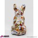 Figura Bulldog floreale 13x22xH30