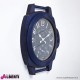 Orologio VINTAGE blu a parete in metallo H90 cm