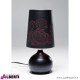 Lampada da tavolo Boudoir Rose nera H 25cm