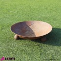 Braciere rustico in ferro D57xH20cm