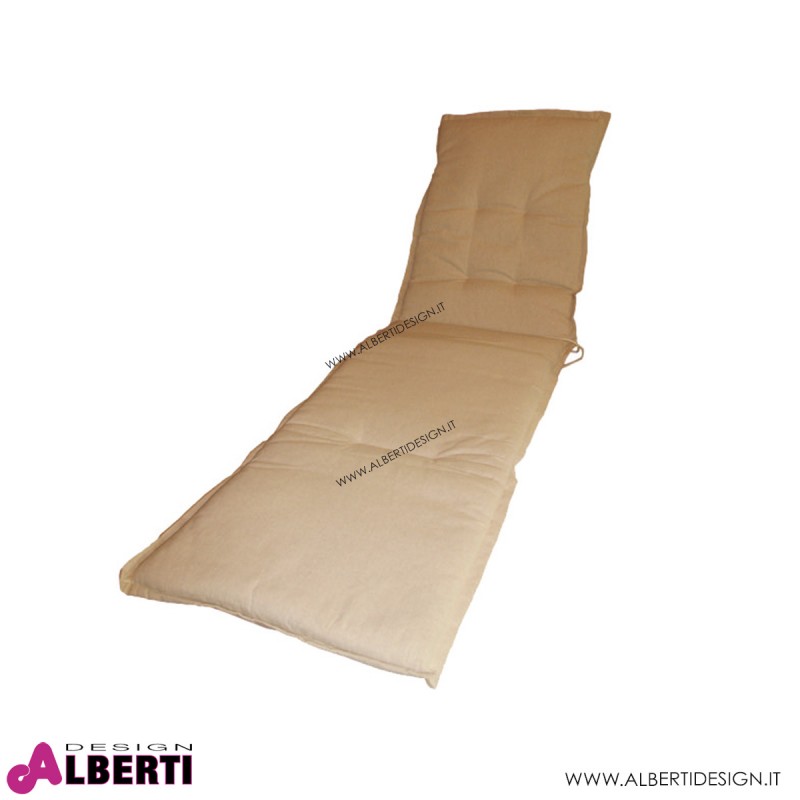 Cuscino per lettino con volant ecru 190x55 mm