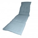 Cuscino per lettino con volant grigio 190x55 cm