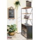 Libreria Brock in legno con cassetti 68x39x183h cm