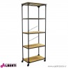 Libreria Britton in legno 64x37,5x169,5h cm