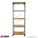 Libreria Britton in legno 64x37,5x169,5h cm