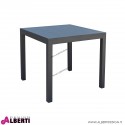 Tavolo per esterno color antracite 80x80x74h cm