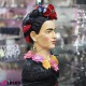 Busto Frida Kahlo colorato in resina 30x16x39h cm