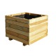 Fioriera in legno di pino 40x40xH33 cm