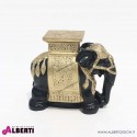 Elefante in vetroresina con decori L 50