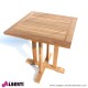 Tavolo in legno teak Balmoral 70x70x75 cm