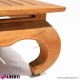Tavolino da thé OPIUM in teak 100x100h35
