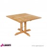 Tavolo quadrato Bali in legno di teak 110x110x74 cm