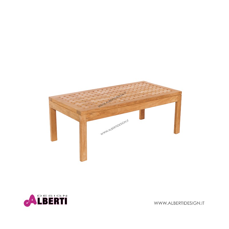 Tavolino da the Bali in teak 120x60x45 cm