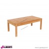Tavolino da the Bali in teak 120x60x45 cm