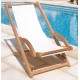 Sdraio RIVIERA tela ecru57x107x85