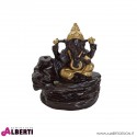 Fontana di fumo Ganesh oro 10x9,5h cm