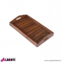 Vassoio in teak anticato Balmoral 40x25 cm