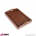 Vassoio in teak anticato Balmoral 51x36x9