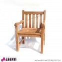 Poltrona Classic in teak 61x65xh92 cm